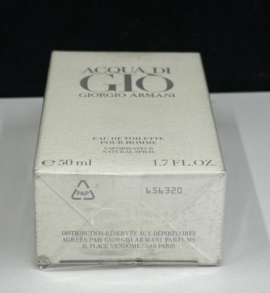 Acqua Di Gio by Giorgio Armani EDT Pour Homme Natural Spray 1.7 oz NIB