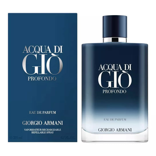 Acqua Di Gio Profondo by Giorgio Armani cologne for men EDP 6.7 oz New in Box
